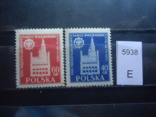 Фото марки Польша серия 1955г **