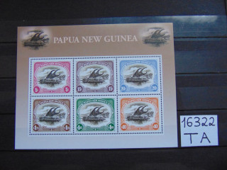 Фото марки Папуа-Новая Гвинея блок 2002г **