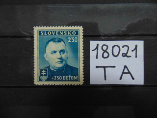 Фото марки Словакия марка 1939г **