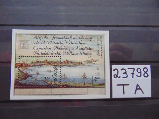 Фото марки Форерские Острова блок 1987г **