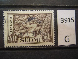 Фото марки Финляндия 1952г