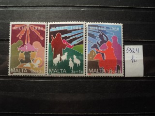 Фото марки Мальта 1988г *