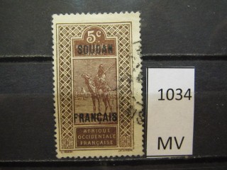 Фото марки Франц. Судан 1921г