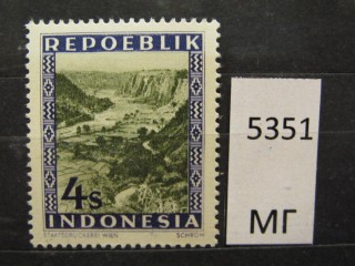 Фото марки Индонезия 1947г *