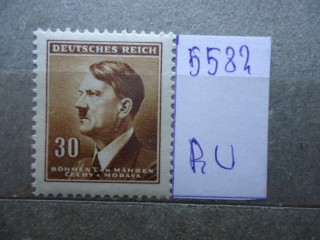 Фото марки Германская оккупация Чехословакии 1942г **