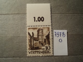 Фото марки Германия Вюртемберг 1947г **