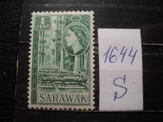Фото марки Саравак 1954г *