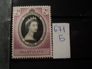 Фото марки Брит. Басутоленд 1954г *