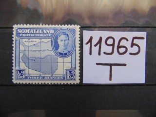 Фото марки Британское Сомали 1942г *