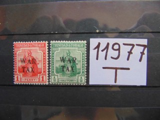 Фото марки Британские Тринидад и Тобаго серия 1917г **