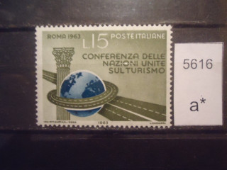 Фото марки Италия 1963г **