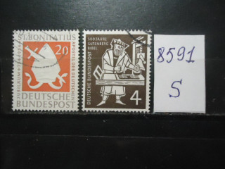 Фото марки Германия ФРГ 1954г (6,5€)