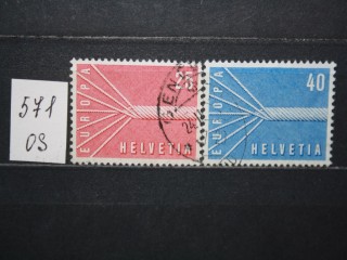 Фото марки Швейцария 1957г серия