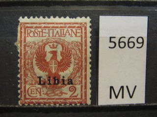 Фото марки Итальянская Ливия 1912г *