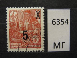 Фото марки ГДР 1953г