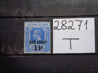 Фото марки Британские Каймановы Острова 1917г **