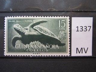 Фото марки Испанская Гвинея 1954г *