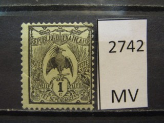Фото марки Франц. Новая Каледония 1905г *