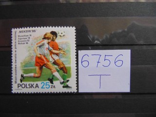Фото марки Польша марка 1986г **