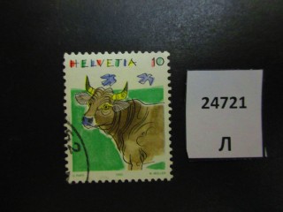 Фото марки Швейцария 1992г