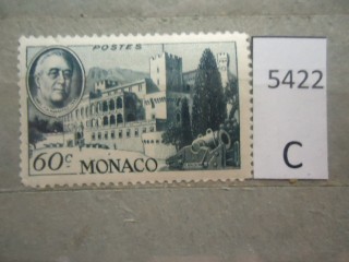 Фото марки Монако 1946г **