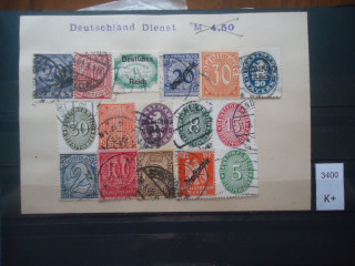 Фото марки Германия Рейх почтовая карточка с марками