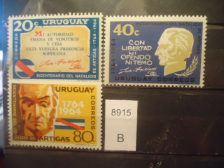 Фото марки Уругвай 1965г серия **