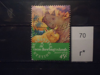 Фото марки Кокосовые острова