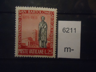 Фото марки Ватикан 1955г **