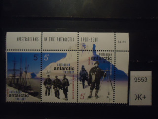Фото марки Австралийская Антарктика сцепка **
