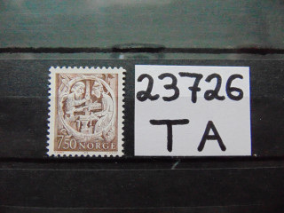 Фото марки Норвегия марка 1976г **