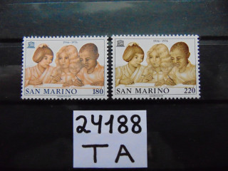 Фото марки Сан Марино серия 1976г **