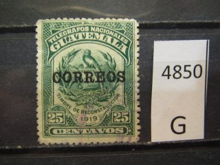 Фото марки Гватемала 1920г