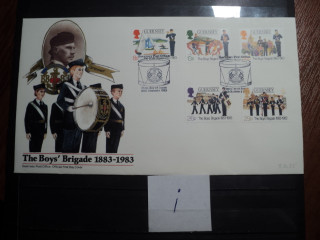 Фото марки Брит. Герсей 1983г конверт FDC