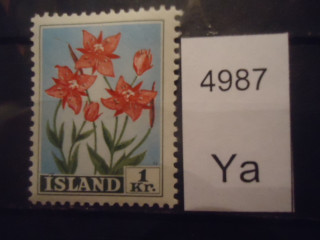 Фото марки Исландия 1958г **