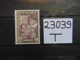 Фото марки Британская Малайя 1960г **