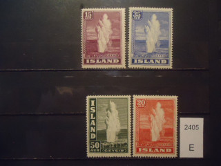 Фото марки Исландия 1938г серия *