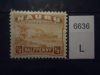 Фото марки Брит. Науру 1947г **