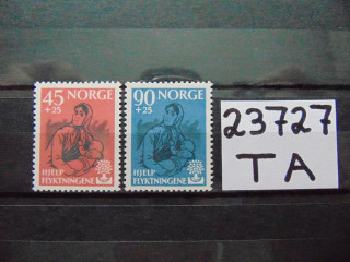 Фото марки Норвегия серия 1960г **