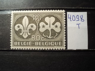Фото марки Бельгия 1957г **