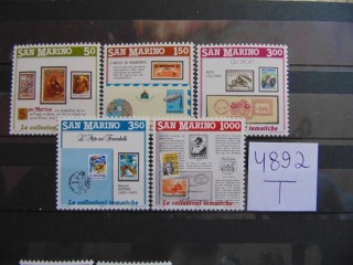 Фото марки Сан Марино серия 1988г **