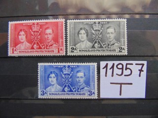 Фото марки Британское Сомали серия 1937г **