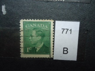 Фото марки Канада 1950г **