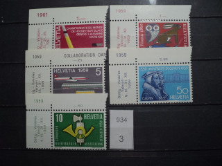 Фото марки Швейцария 1959г **