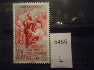 Фото марки Мальта 1960г **