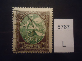 Фото марки Латвия 1920г