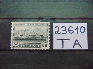 Фото марки Исландия марка 1957г **