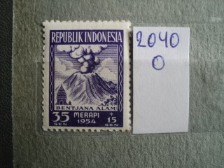 Фото марки Индонезия 1954г **