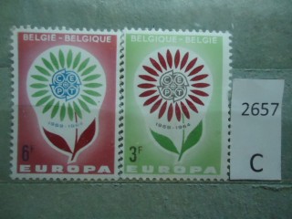 Фото марки Бельгия 1964г серия **