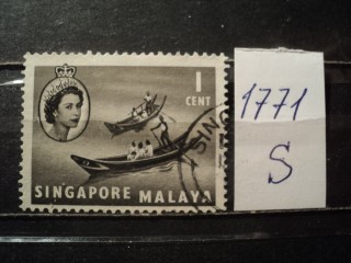 Фото марки Сингапур/ Малайя
